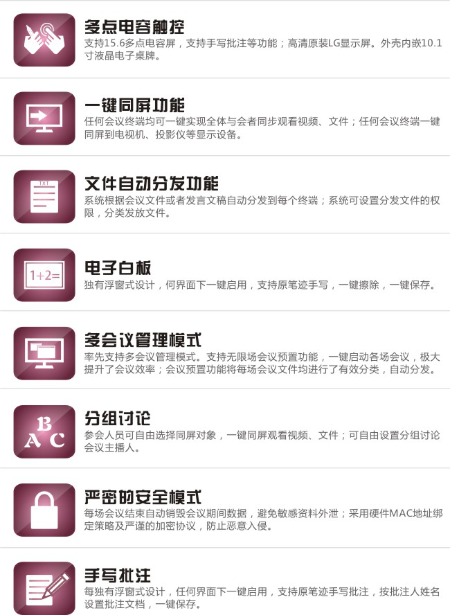 亞訊威視智慧型多媒體無紙化會議室，多媒體會議室，無紙化會議室